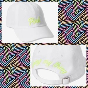 NWT VS PINK Baseball Cap "Doing My Thing”